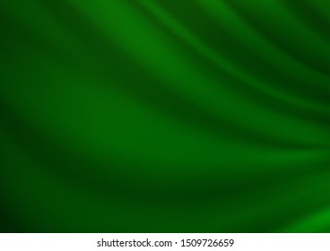 Light Green vector glossy bokeh pattern. A vague abstract illustration with gradient. The background for your creative designs.