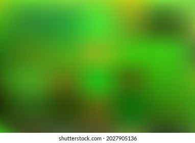 Light Green vector glossy bokeh pattern. Colorful illustration in blurry style with gradient. Brand new style for your business design.