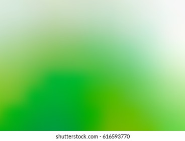 Light Green vector glow blurred background. Art design pattern. Glitter abstract illustration with elegant bright gradient design.