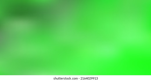 Light green vector gradient blur drawing. Shining colorful blur illustration in abstract style. Best choice for your design.