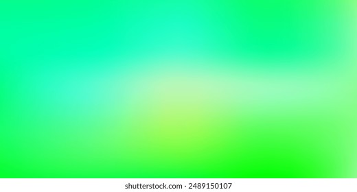 Light green vector gradient blur pattern. Blur colorful illustration in brand new style. Multipurpose app design.