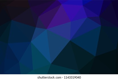 Light Green vector gradient triangles pattern. A sample with polygonal shapes. Textured pattern for your backgrounds.