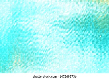 Light Green vector gradient triangles texture. A completely new color illustration in a polygonal style. Brand new style for your business design.