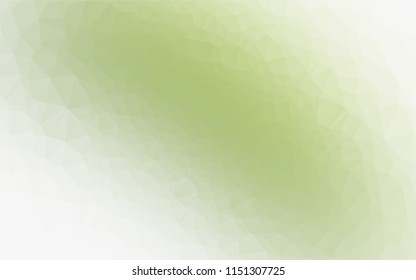 Light Green vector hexagon mosaic texture. Modern geometrical abstract illustration with gradient. A completely new design for your business.