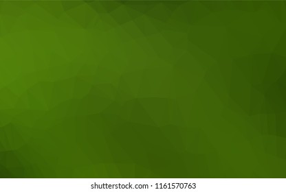 Light Green vector hexagon mosaic texture. A sample with polygonal shapes. A new texture for your design.