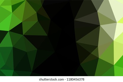 Light Green vector hexagon mosaic texture. Shining colored illustration in a Brand new style. A new texture for your design.