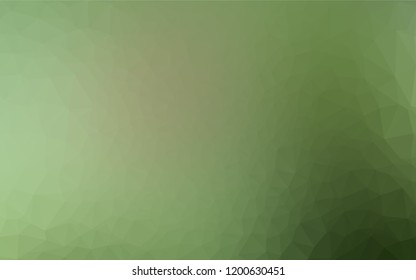 Light Green vector hexagon mosaic texture. Shining colored illustration in a Brand new style. A new texture for your design.