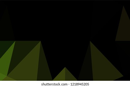 Light Green vector hexagon mosaic texture. Shining colored illustration in a Brand new style. Brand new style for your business design.
