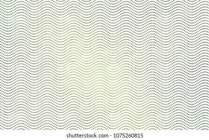 Light Green vector illustration which consist of circles. Dotted gradient design for your business. Creative geometric background in halftone style with colored spots.