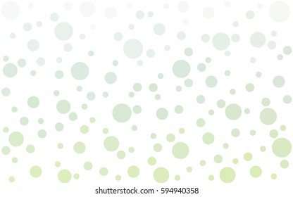 Light Green vector illustration which consist of circles. Dotted gradient design for your business. Creative geometric background in halftone style with colored spots.