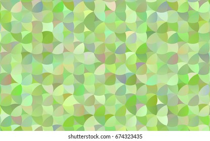 Light Green vector illustration which consist of circles. Dotted gradient design for your business. Creative geometric background in halftone style with colored spots.