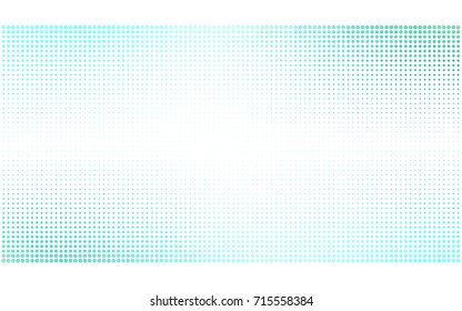 Light Green vector illustration which consist of circles. Dotted gradient design for your business. Creative geometric background in halftone style with colored spots.