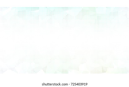 Light Green vector illustration which consist of circles. Dotted gradient design for your business. Creative geometric background in halftone style with colored spots.
