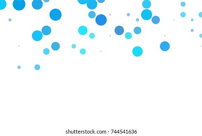 Light Green vector illustration which consist of circles. Dotted gradient design for your business. Creative geometric background in halftone style with colored spots.