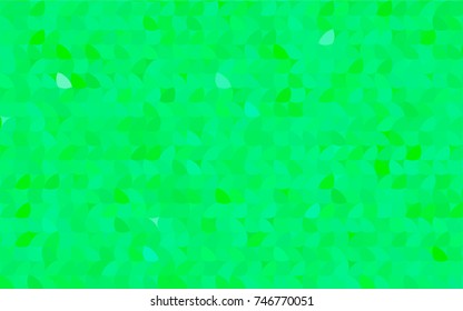 Light Green vector illustration which consist of circles. Dotted gradient design for your business. Creative geometric background in halftone style with colored spots.