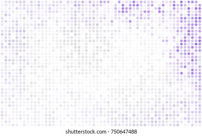 Light Green vector illustration which consist of circles. Dotted gradient design for your business. Creative geometric background in halftone style with colored spots.