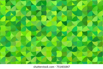 Light Green vector illustration which consist of circles. Dotted gradient design for your business. Creative geometric background in halftone style with colored spots.