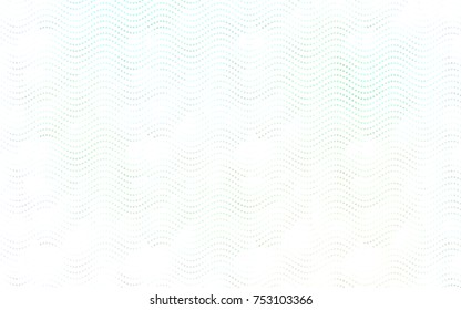 Light Green vector illustration which consist of circles. Dotted gradient design for your business. Creative geometric background in halftone style with colored spots.
