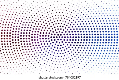 Light Green vector illustration which consist of circles. Dotted gradient design for your business. Creative geometric background in halftone style with colored spots.