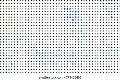 Light Green vector illustration which consist of circles. Dotted gradient design for your business. Creative geometric background in halftone style with colored spots.