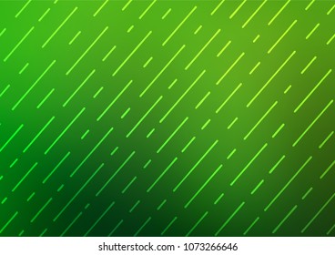 Light Green vector indian curved background. Geometric doodle illustration in Origami style with gradient. Brand-new style for your business design.