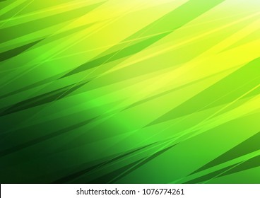 Light Green vector indian curved template. Colorful illustration in abstract style with doodles and Zen tangles. A completely new design for your business.