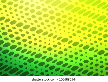 Light Green vector indian curved texture. Blurred decorative design in Indian style with Zen tangles. The pattern can be used for coloring books and pages for kids.