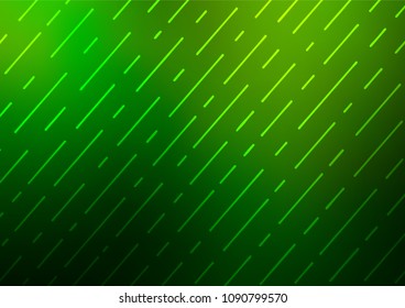 Light Green vector indian curved texture. Colorful illustration in abstract style with doodles and Zen tangles. Brand-new design for your business.