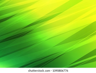 Light Green vector indian curved pattern. Shining colored illustration with doodles in Zen tangle style. A completely new design for your business.