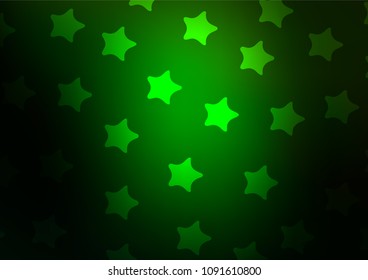 Light Green vector indian curved template. A completely new color illustration in doodle style. Hand painted design for web, wrapping, wallpaper.