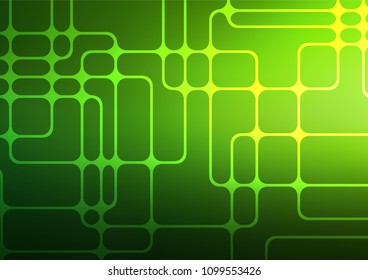 Light Green vector indian curved background. Sketchy hand drawn doodles on blurred background. A completely new design for your business.