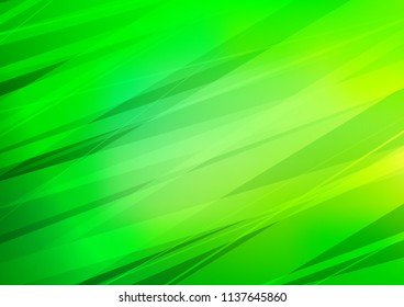 Light Green vector indian curved background. Creative illustration in blurred style with doodles and Zen tangles. The pattern can be used for wallpapers and coloring books.