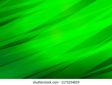Light Green vector indian curved background. Ethnic elegant natural pattern with gradient. The completely new template can be used for your brand book.