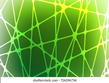 Light Green vector indian curved texture. Brand-new colored illustration in blurry style with doodles. A completely new template for your business design.