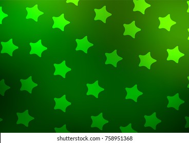 Light Green vector indian curved template. Colorful abstract illustration with lines in Asian style. Brand-new style for your business design.