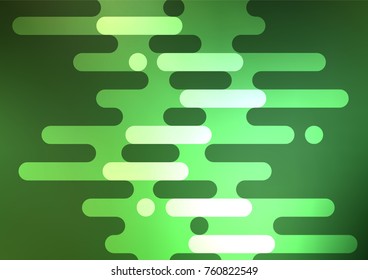 Light Green vector indian curved background. Modern geometrical abstract illustration with doodles. The completely new template can be used for your brand book.