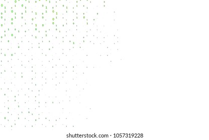 Light Green vector layout with algebra elements. Modern geometrical illustration with numerals. Best design for your ad, poster, banner of math college.