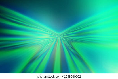 Light Green vector layout with bent lines. A completely new colorful illustration in simple style. Colorful wave pattern for your design.