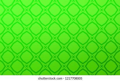 Light Green vector layout with bright stars. Stars on blurred abstract background with gradient. Template for sell phone backgrounds.