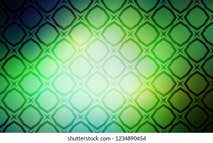 Light Green vector layout with bright stars. Modern geometrical abstract illustration with stars. Best design for your ad, poster, banner.