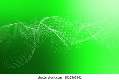 Light Green vector layout with circle shapes. Modern abstract illustration with colorful water drops. New design for ad, poster, banner of your website.