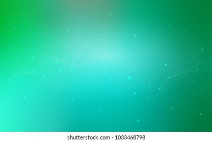 Light Green vector layout with circle shapes. Abstract illustration with colored bubbles in nature style. New design for ad, poster, banner of your website.