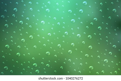 Light Green vector layout with circle shapes. Blurred bubbles on abstract background with colorful gradient. New design for ad, poster, banner of your website.