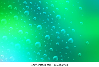 Light Green vector layout with circle shapes. Beautiful colored illustration with blurred circles in nature style. New design for ad, poster, banner of your website.