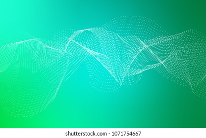 Light Green vector layout with circle shapes. Beautiful colored illustration with blurred circles in nature style. New design for ad, poster, banner of your website.