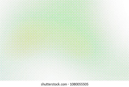 Light Green vector  layout with circle shapes. Beautiful colored illustration with blurred circles in nature style. New design for ad, poster, banner of your website.