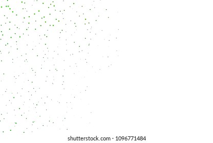 Light Green vector  layout with circle shapes. Blurred decorative design in abstract style with bubbles. The pattern can be used for aqua ad, booklets.
