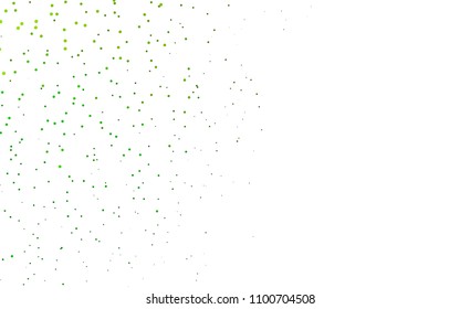 Light Green vector  layout with circle shapes. Beautiful colored illustration with blurred circles in nature style. New design for ad, poster, banner of your website.