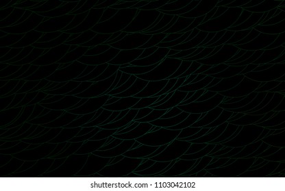 Light Green vector  layout with circle shapes. Blurred decorative design in abstract style with bubbles. The pattern can be used for beautiful websites.