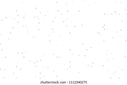 Light Green vector  layout with circle shapes. Glitter abstract illustration with blurred drops of rain. Beautiful design for your business natural advert.